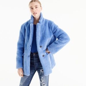 J Crew Teddy Plush Coat